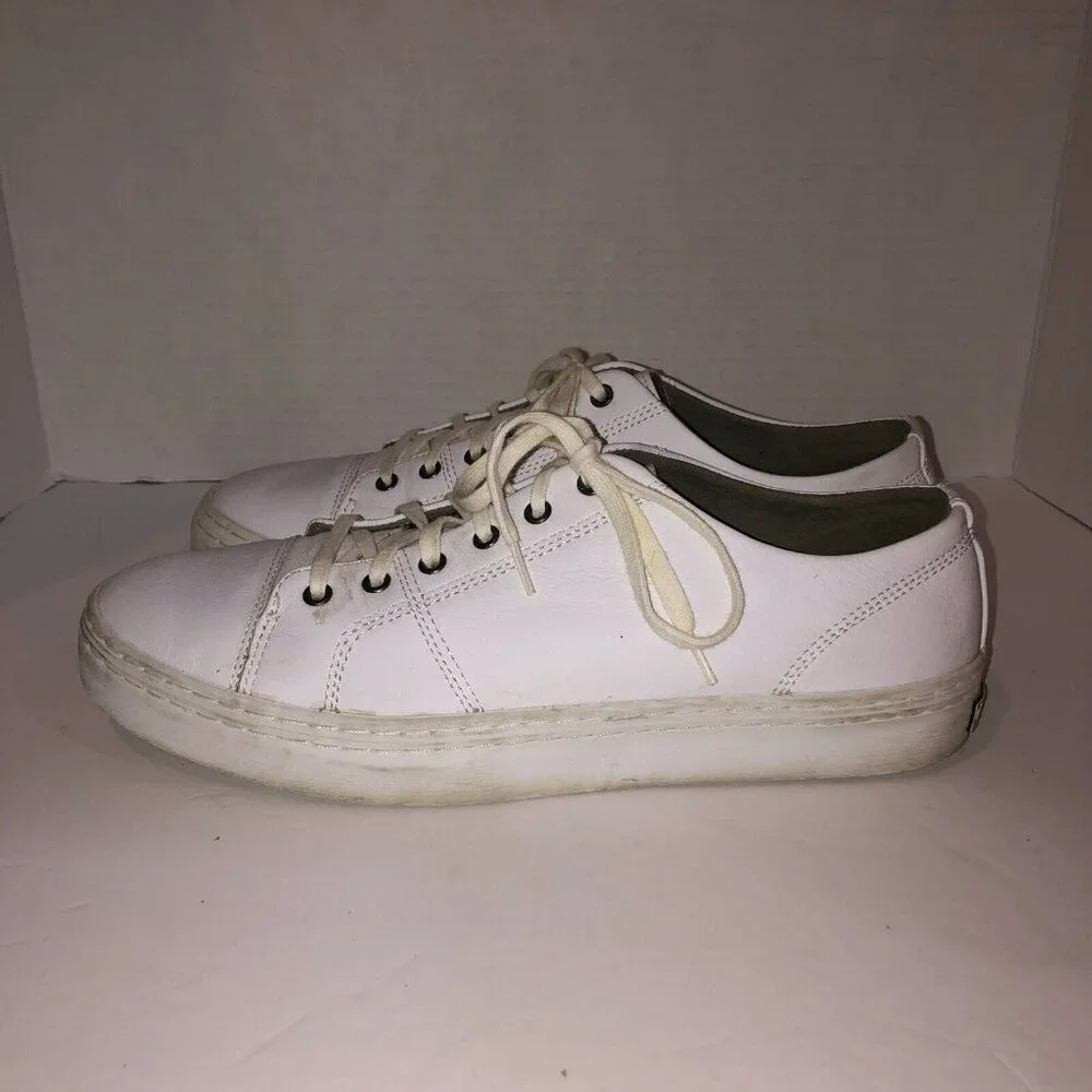 Cole Haan Mens Size 10 M White Grand OS Lace Up Low Top Casual Shoes Sneakers